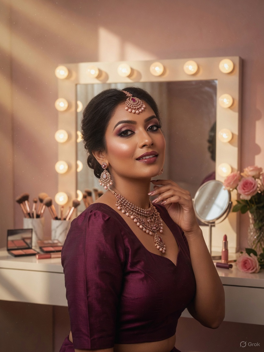 Meher at the Auréla vanity